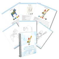 Nordic Adventures Watercolor Workbook Unit 1