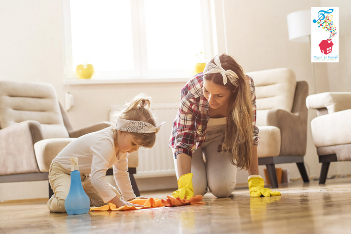 Top 5 Songs for Spring Cleaning with Kids!