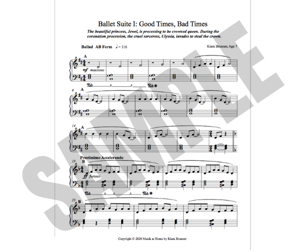 Sheet Music: Ballet Suite