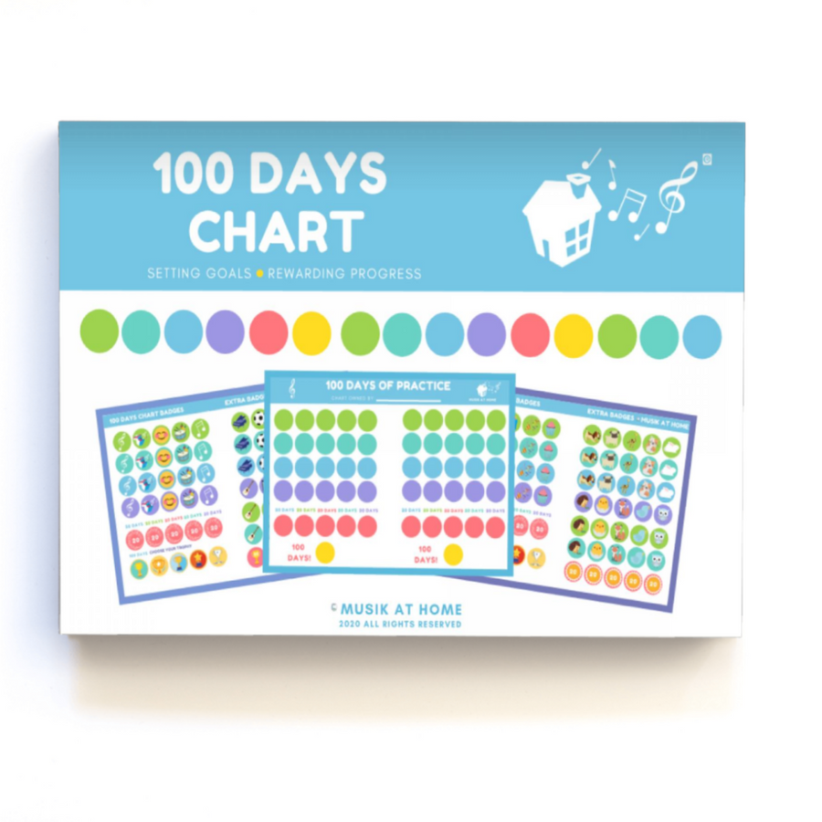 Set Goals: 100 Days Chart