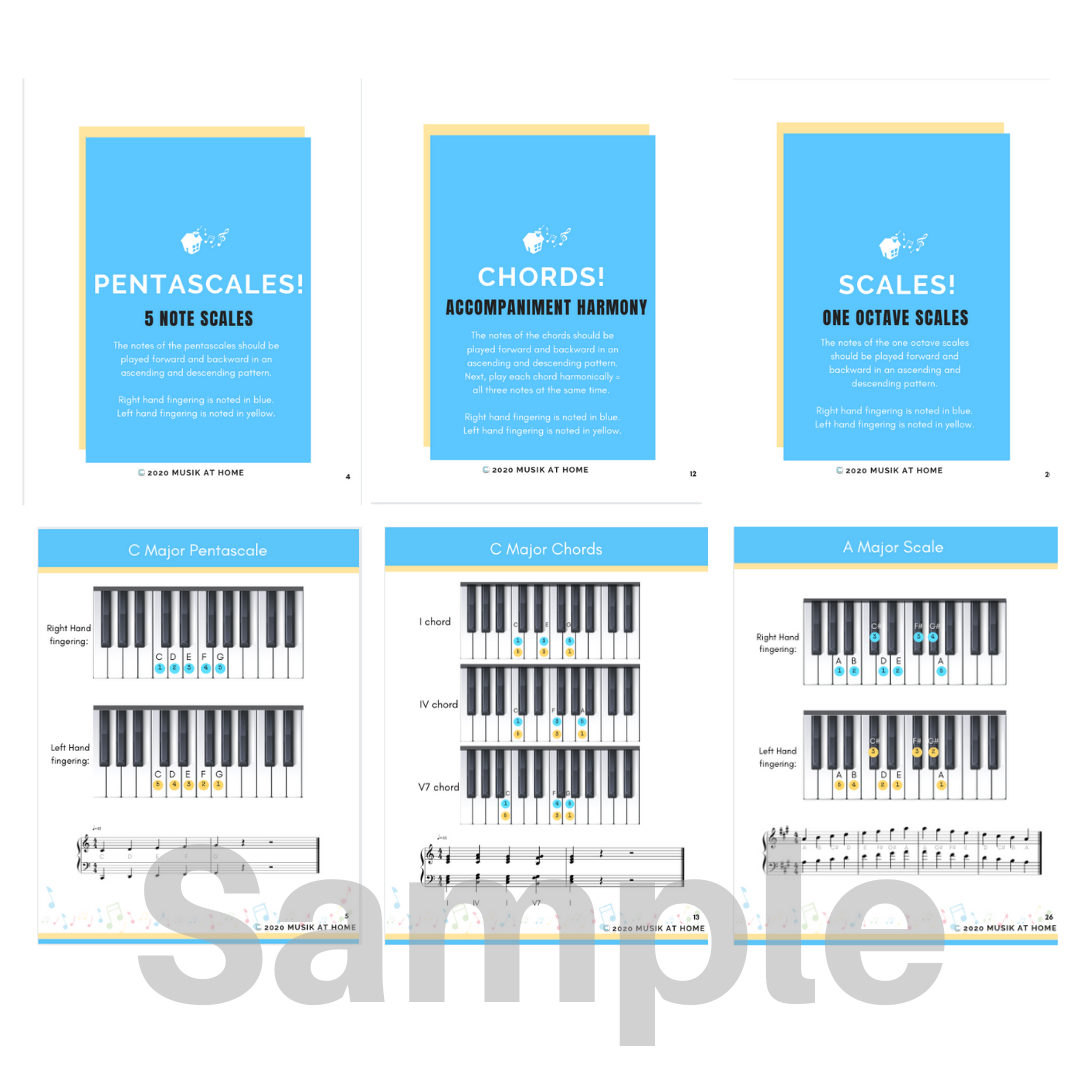 Creative Keys: Unlock the Fun of Chords & Scales Without Reading Music! Book 1