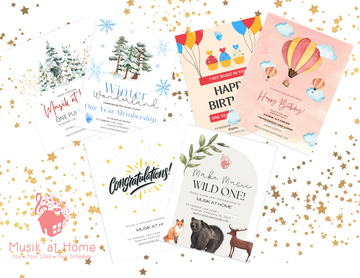 One Year Musik at Home Membership Gift Certificate