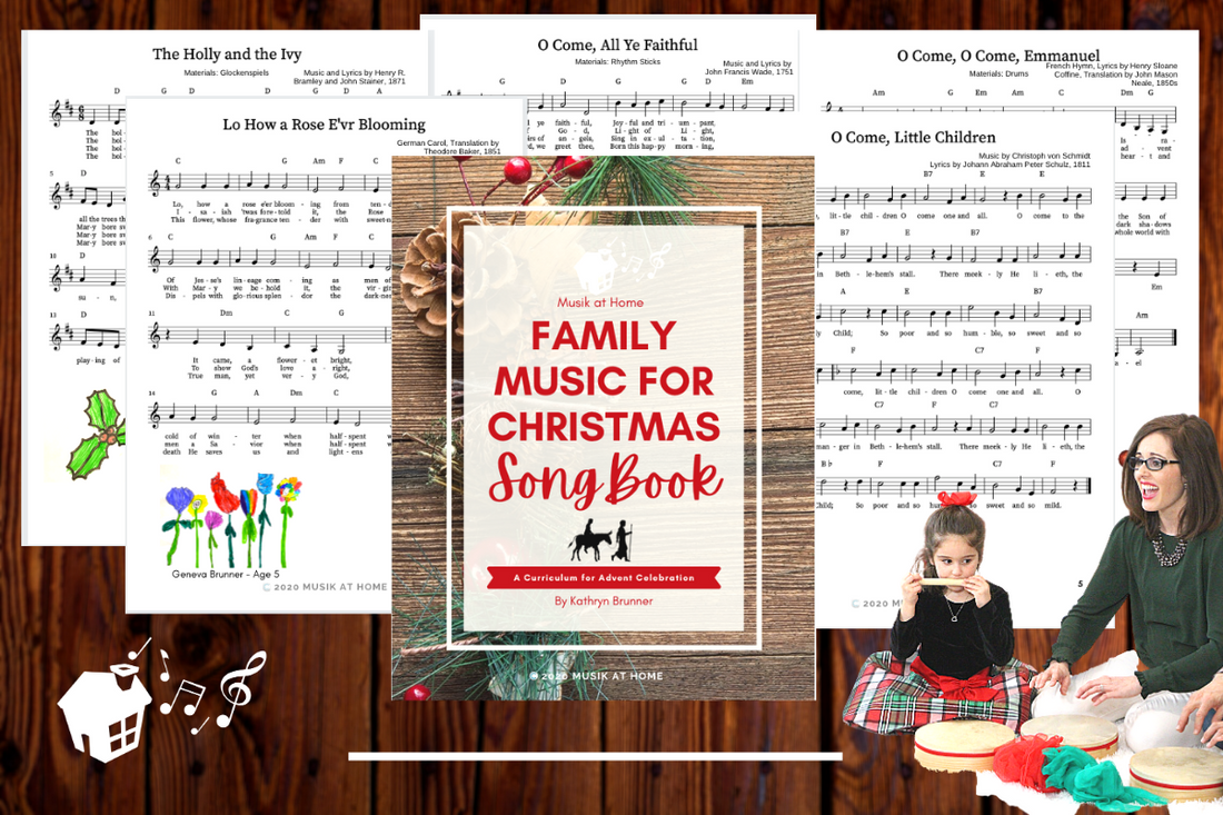 Family Music for Christmas Song Book, Individual Family License